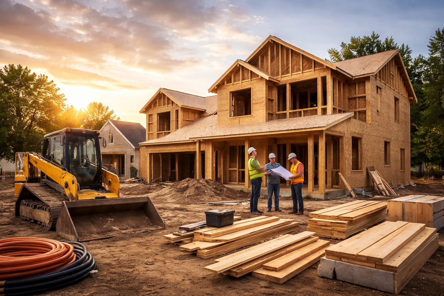 Residential construction project by Avery Construction Group in University Place WA