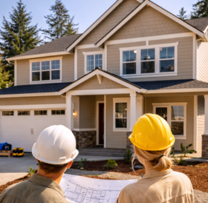 Residential construction project completion in University Place WA